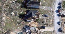 美国田纳西州2020年再遭龙卷风袭击受灾严重